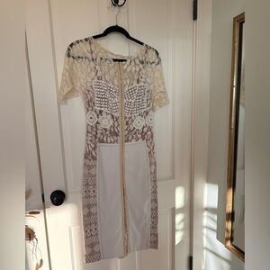 Beguile by Byron Lars Lace Sheath Dress